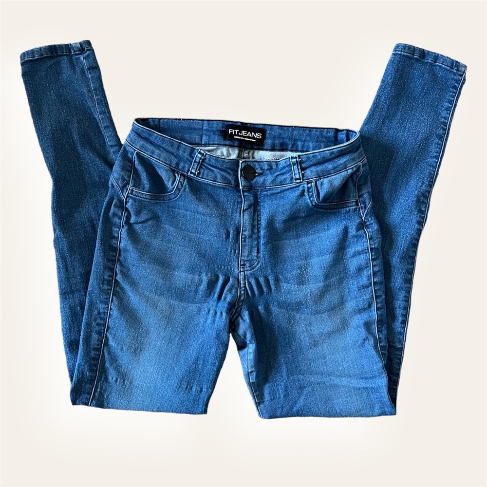 Fit Jeans | Blue Stretchy Skinny Jeans